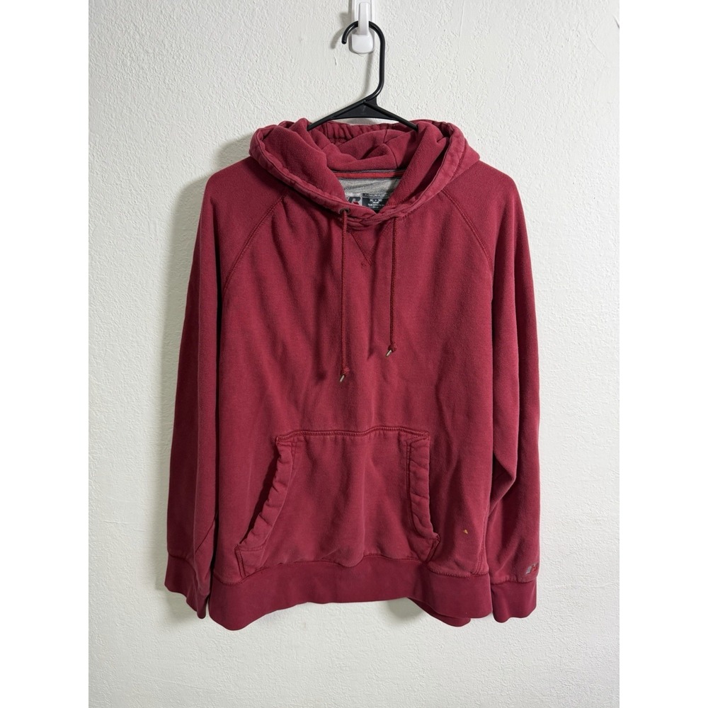 Hoodie Men's Size XL Red Russell premium Fleece
